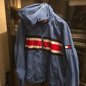Tommy Hilfiger coat with hood.